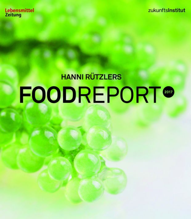 Herausgegeben wird die neue Publikation zu Food Trends vom Zukunftsinstitut und von der Lebensmittel Zeitung (dfv Mediengruppe). Herausgegeben wird die neue Publikation zu Food Trends vom Zukunftsinstitut und von der Lebensmittel Zeitung (dfv Mediengruppe).