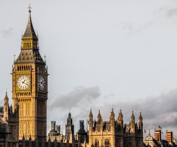 Big Ben und die Houses of Parliament. Big Ben und die Houses of Parliament.