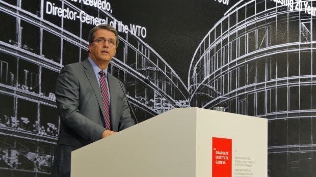 WTO-Generaldirektor Direktor Robertzo Azevêdo. WTO-Generaldirektor Direktor Robertzo Azevêdo.