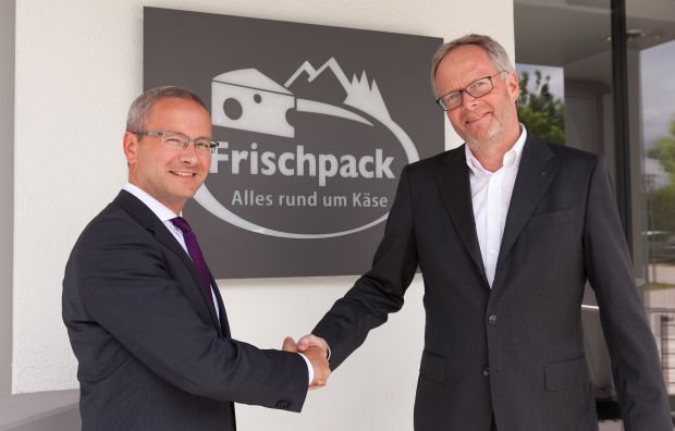 Frischpack-Geschäftsführer Marian Heinz (links) und Manfred Heimes. Frischpack-Geschäftsführer Marian Heinz (links) und Manfred Heimes.