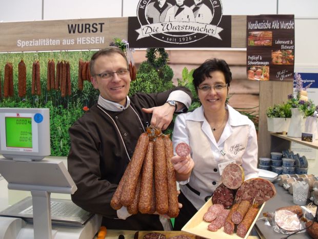 Appetitliche Präsentation von Gabriele und Fritz Kästel aus dem nordhessischen Borken. Appetitliche Präsentation von Gabriele und Fritz Kästel aus dem nordhessischen Borken.