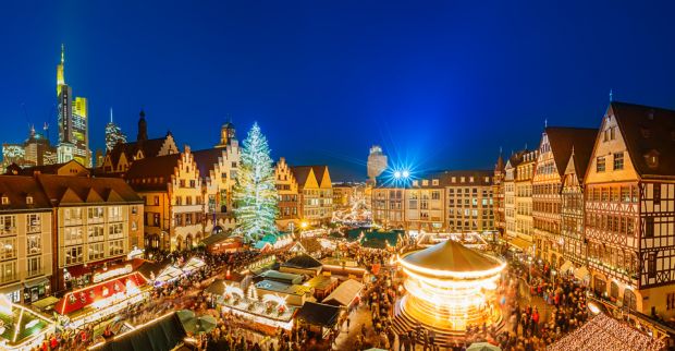 Weihnachtsmarkt auf dem Frankfurter Römerberg. Weihnachtsmarkt auf dem Frankfurter Römerberg.
