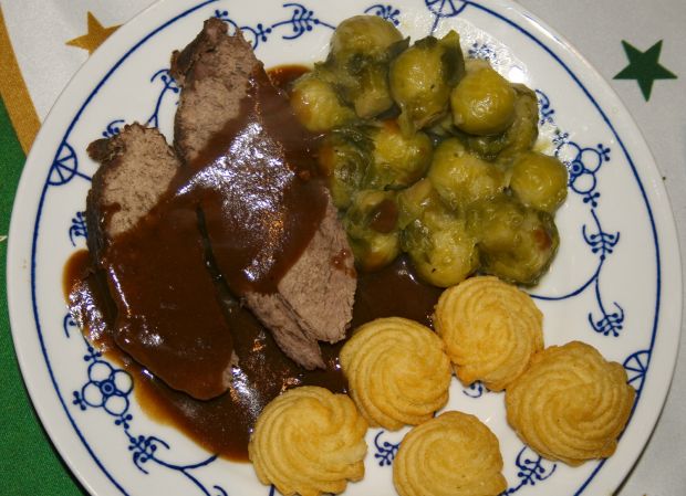 Wildschweinbraten mit Biersauce Wildschweinbraten mit Biersauce