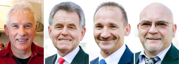Joachim Lederer will Kurt Matthes als Landesinnungsmeister in Baden-Württemberg folgen. Rüdiger Pyck und Wolfgang Herbst kandidieren erneut als Stellvertreter (von links). Joachim Lederer will Kurt Matthes als Landesinnungsmeister in Baden-Württemberg folgen. Rüdiger Pyck und Wolfgang Herbst kandidieren erneut als Stellvertreter (von links).