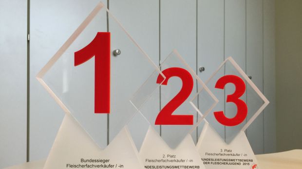 Um diese Trophäen wird beim Bundesleistungswettbewerb gekämpft. Um diese Trophäen wird beim Bundesleistungswettbewerb gekämpft.