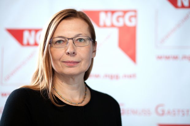 NGG-Vorsitzende Michaela Rosenberger. NGG-Vorsitzende Michaela Rosenberger.