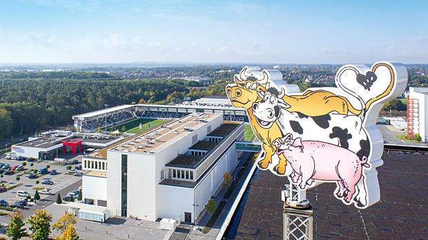 Das Tönnies-Werk in Rheda-Wiedenbrück. Das Tönnies-Werk in Rheda-Wiedenbrück.