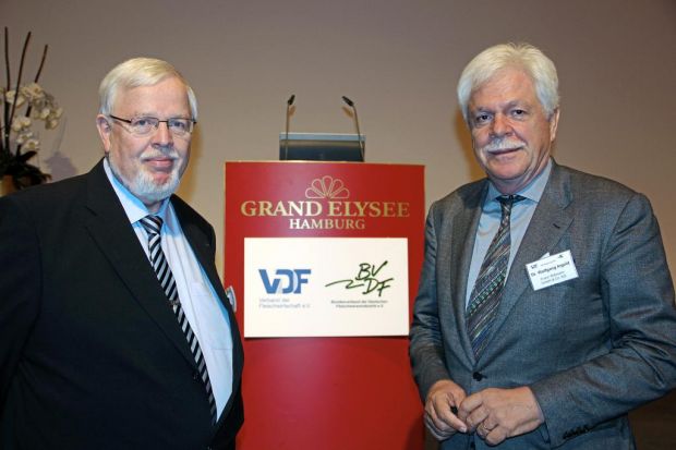 VDF-Vorsitzender Paul Brand (links) und BVDF-Präsident Dr. Wolfgang Ingold freuen sich über eine breite Mitgliederakzeptanz. VDF-Vorsitzender Paul Brand (links) und BVDF-Präsident Dr. Wolfgang Ingold freuen sich über eine breite Mitgliederakzeptanz.