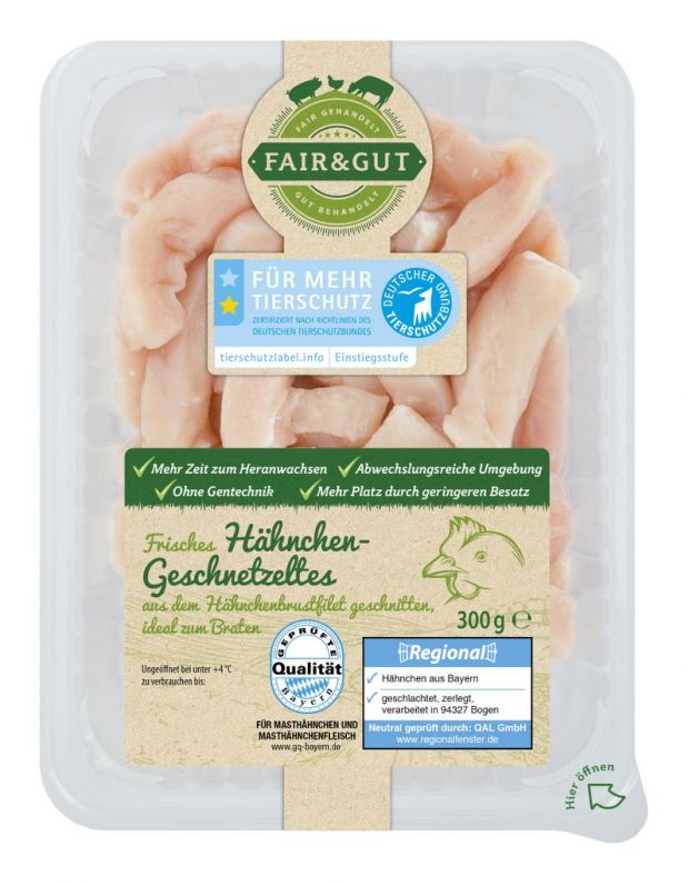 Fair & Gut: Aldi Nord und Süd führen eine eigene Tierwohlmarke ein. Fair & Gut: Aldi Nord und Süd führen eine eigene Tierwohlmarke ein.