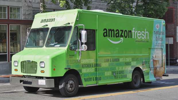 Amazon startet Lieferdienst für frische Lebensmittel in Deutschland. Amazon startet Lieferdienst für frische Lebensmittel in Deutschland.