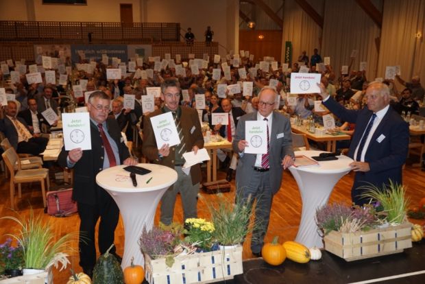 Die Protagonisten der Landwirtschaft fordern zum Handeln auf. Die Protagonisten der Landwirtschaft fordern zum Handeln auf.