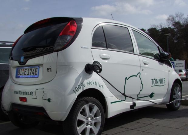 E-Mobil im Fuhrpark von Tönnies. E-Mobil im Fuhrpark von Tönnies.