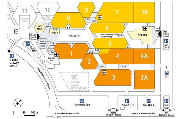 Das Angebotsspektrum der diesjährigen FachPack ist auf zwölf Hallen der Nürnberger Messe verteilt. Das Angebotsspektrum der diesjährigen FachPack ist auf zwölf Hallen der Nürnberger Messe verteilt.