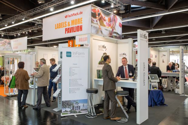 Am Pavillon „Etiketten und mehr“ gibt es aus der täglichen Praxis Lösungen für Kunden aus der Nahrungsmittelindustrie sowie für den Handel. Am Pavillon „Etiketten und mehr“ gibt es aus der täglichen Praxis Lösungen für Kunden aus der Nahrungsmittelindustrie sowie für den Handel.