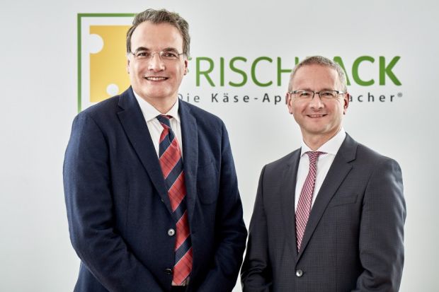 Horst Luchtefeld (links), seit 1. Januar 2018 Geschäftsführer Operations Frischpack, und Marian Heinz (rechts), Vorsitzender der Geschäftsführung der Frischpack-Gruppe. Horst Luchtefeld (links), seit 1. Januar 2018 Geschäftsführer Operations Frischpack, und Marian Heinz (rechts), Vorsitzender der Geschäftsführung der Frischpack-Gruppe.