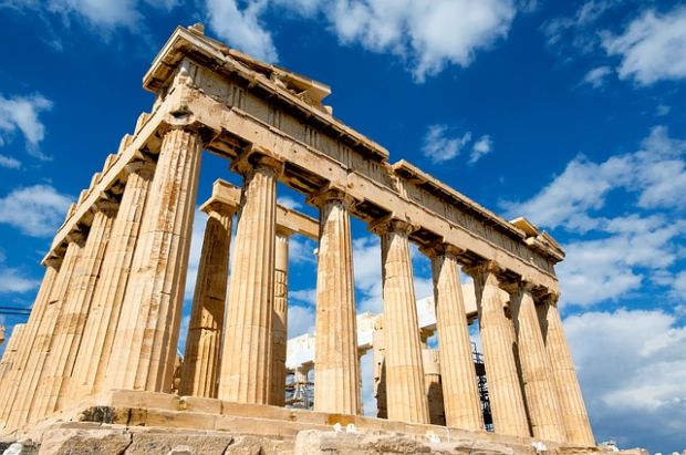 Griechenlands Wahrzeichen: Die Akropolis in Athen. Griechenlands Wahrzeichen: Die Akropolis in Athen.