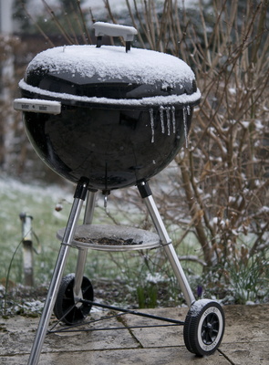 Grillen bei Eis und Schnee Grillen bei Eis und Schnee
