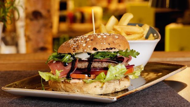 Burger bei Hans im Glück. Burger bei Hans im Glück.