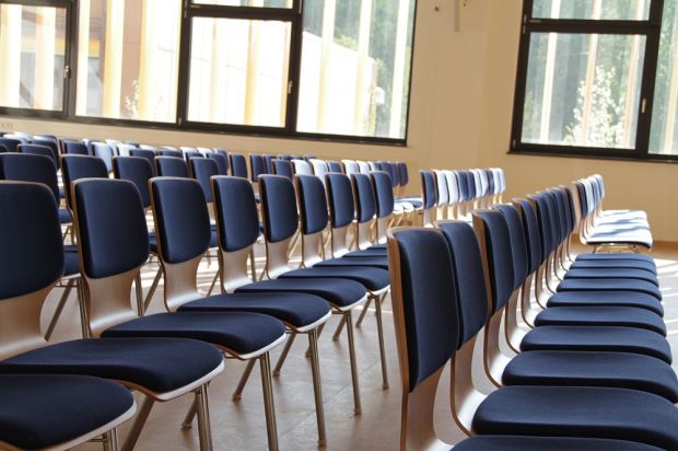 Hörsaal einer Hochschule. Hörsaal einer Hochschule.