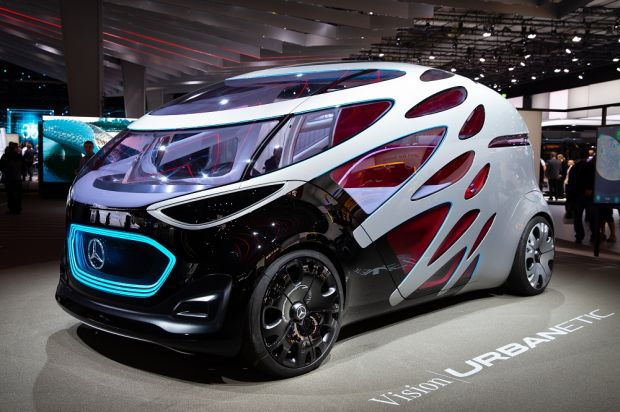 So stellt sich Daimler den Personen- und Gütertransport der Zukunft vor. So stellt sich Daimler den Personen- und Gütertransport der Zukunft vor.