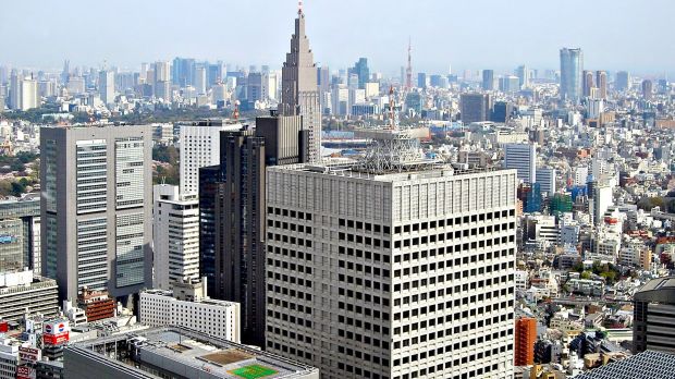 Skyline von Tokio. Skyline von Tokio.