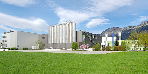 Blick auf das Gewürzwerk der Moguntia Food Group in Kirchbichl (Tirol). Blick auf das Gewürzwerk der Moguntia Food Group in Kirchbichl (Tirol).