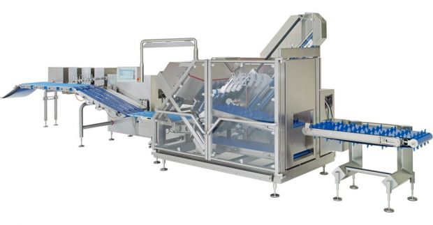 Verpackungsmaschine von Multivac. Verpackungsmaschine von Multivac.