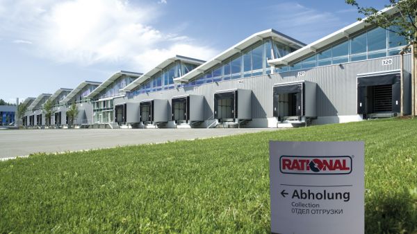 Laderampen bei Rational am Stammsitz in Landsberg am Lech. Laderampen bei Rational am Stammsitz in Landsberg am Lech.