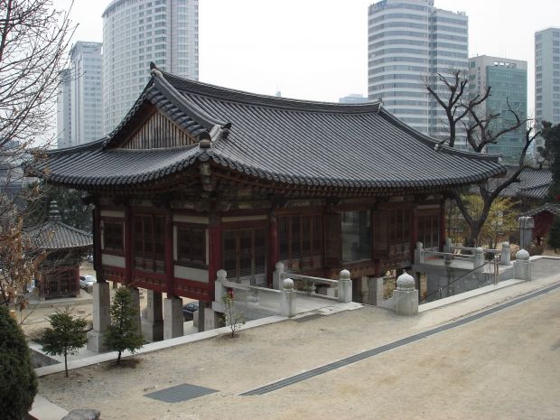 Alte und Moderne Bauten in Seoul. Alte und Moderne Bauten in Seoul.
