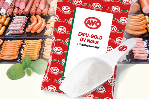 Mit Erpu Gold V und DV bietet Avo einen bakteriostatischen Zusatz auf der Basis des von WTI entwickelten „gepufferten Essigs“. Mit Erpu Gold V und DV bietet Avo einen bakteriostatischen Zusatz auf der Basis des von WTI entwickelten „gepufferten Essigs“.
