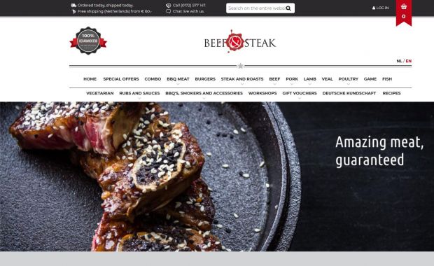 Beef&Steak liefert jetzt auch in Deutschland. Beef&Steak liefert jetzt auch in Deutschland.