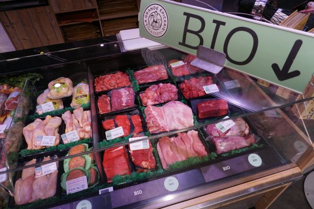 Bio-Fleisch bleibt ein Nischen-Segment. Bio-Fleisch bleibt ein Nischen-Segment.