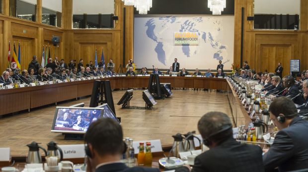 Das Agrarministertreffen zum Global Forum for Food and Agriculture. Das Agrarministertreffen zum Global Forum for Food and Agriculture.