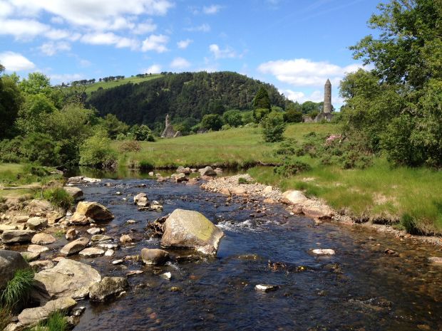 Glendalough in Irland. Glendalough in Irland.