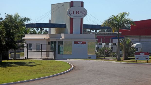 JBS-Werk Campo Mourão im Bundesstaat Paraná im Süden Brasiliens. JBS-Werk Campo Mourão im Bundesstaat Paraná im Süden Brasiliens.