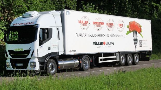 Die Müller Gruppe setzt in der eigenen Flotte auf Fahrzeuge mit Gasantrieb. Die Müller Gruppe setzt in der eigenen Flotte auf Fahrzeuge mit Gasantrieb.