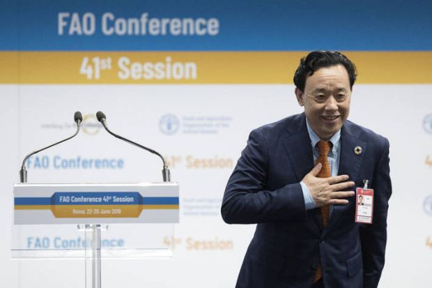 Der neue Generaldirektor der FAO: Qu Dongyu Der neue Generaldirektor der FAO: Qu Dongyu