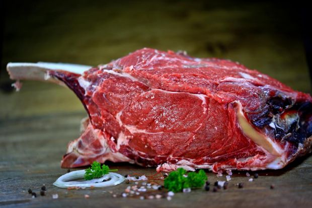 Fleisch vom Angusbullen in Biohaltung. Fleisch vom Angusbullen in Biohaltung.