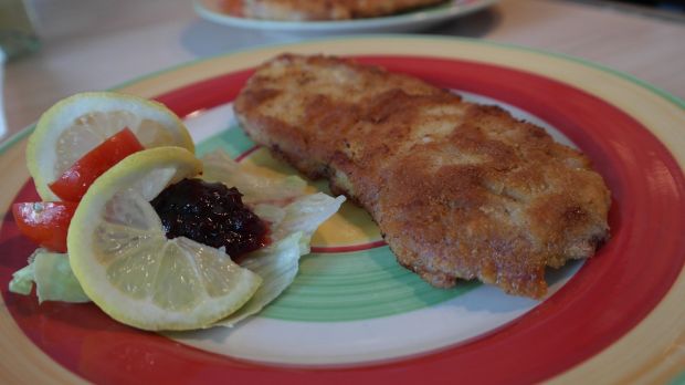 Leibspeise in Österreich: Wiener Schnitzel. Leibspeise in Österreich: Wiener Schnitzel.