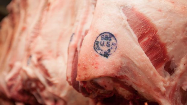 Trotz der Strafzölle ist frisches Schweinefleisch aus den USA in China gefragt. Trotz der Strafzölle ist frisches Schweinefleisch aus den USA in China gefragt.