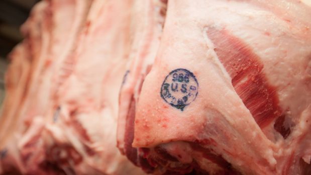 Trotz der Strafzölle ist frisches Schweinefleisch aus den USA in China gefragt. Trotz der Strafzölle ist frisches Schweinefleisch aus den USA in China gefragt.