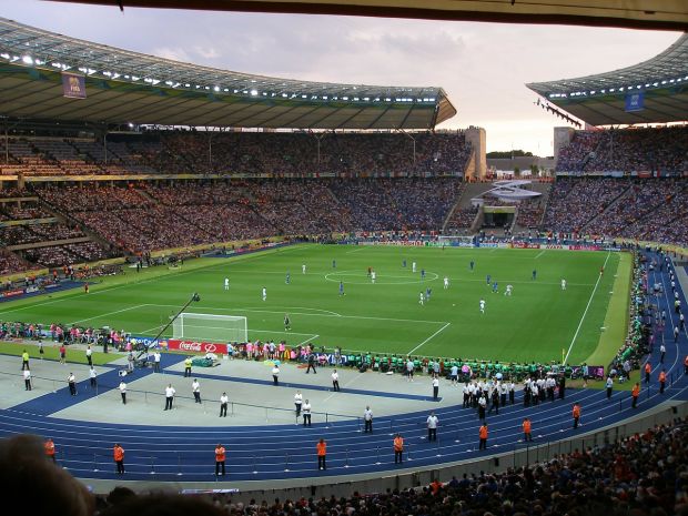 Das Berliner Olympia-Stadion. Das Berliner Olympia-Stadion.