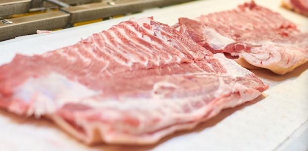 Produktion von Bacon bei Tican. Produktion von Bacon bei Tican.