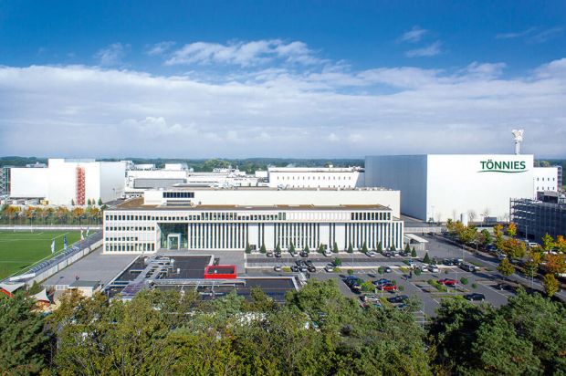 Die Tönnies-Konzernzentrale in Rheda-Wiedenbrück. Die Tönnies-Konzernzentrale in Rheda-Wiedenbrück.