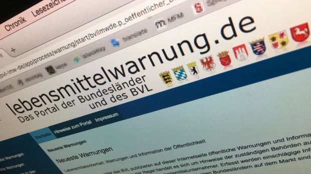 In die Jahre gekommen: Die Internetseite lebensmittelwarnung.de der Bundesländer und dem Bundesamt für Verbraucherschutz und Lebensmittelsicherheit (BVL). In die Jahre gekommen: Die Internetseite lebensmittelwarnung.de der Bundesländer und dem Bundesamt für Verbraucherschutz und Lebensmittelsicherheit (BVL).