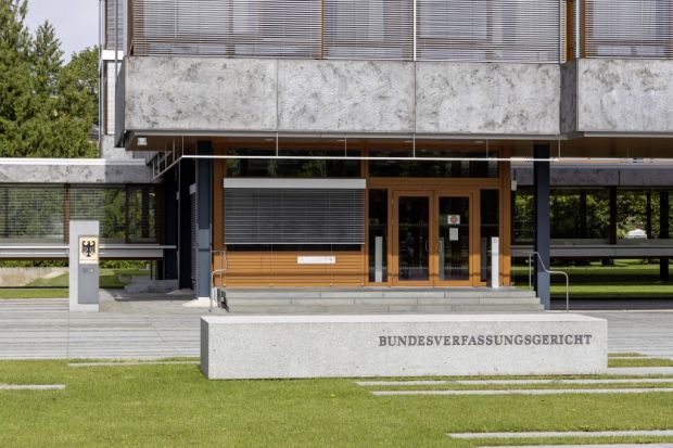 Sitz des Bundesverfassungsgerichts in Karlsruhe. Sitz des Bundesverfassungsgerichts in Karlsruhe.