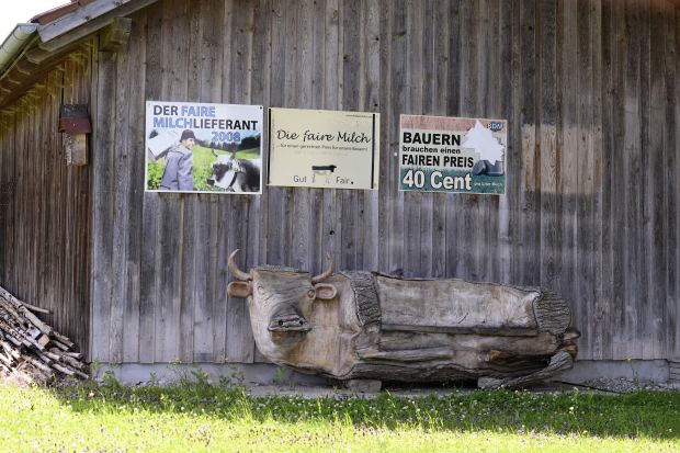 Faire Preise für Milch und Fleisch fordern die Landwirte. Faire Preise für Milch und Fleisch fordern die Landwirte.