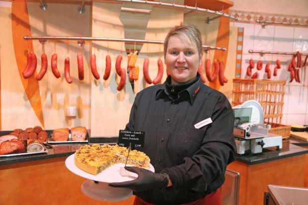 Einer der Schnelldreher: die täglich frische Quiche. Einer der Schnelldreher: die täglich frische Quiche.