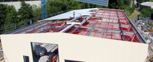 Die neue Produktionshalle in Aalen. Die neue Produktionshalle in Aalen.