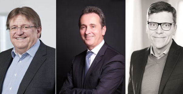 Verkündeten die Fusion (von links): Welbilt-Geschäftsführer Hans-Werner Schmidt und Jean-Paul Toudier, Vice President Sales für die Region EMEA Welbilt Inc. sowie Convotherm-Geschäftsführer und Reine Wasner. Verkündeten die Fusion (von links): Welbilt-Geschäftsführer Hans-Werner Schmidt und Jean-Paul Toudier, Vice President Sales für die Region EMEA Welbilt Inc. sowie Convotherm-Geschäftsführer und Reine Wasner.